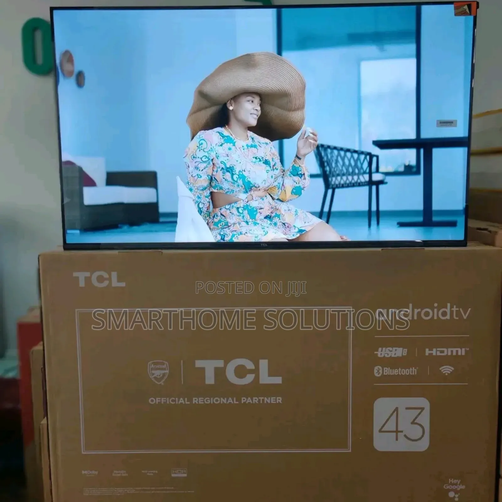 New Tcl 43" Frameless Google Tv With Android Full Hd 1080p