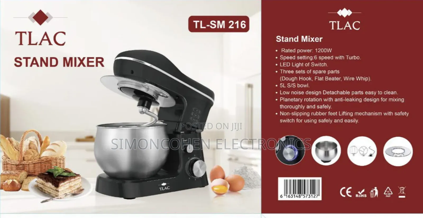 Tlac 5l Stand Mixer