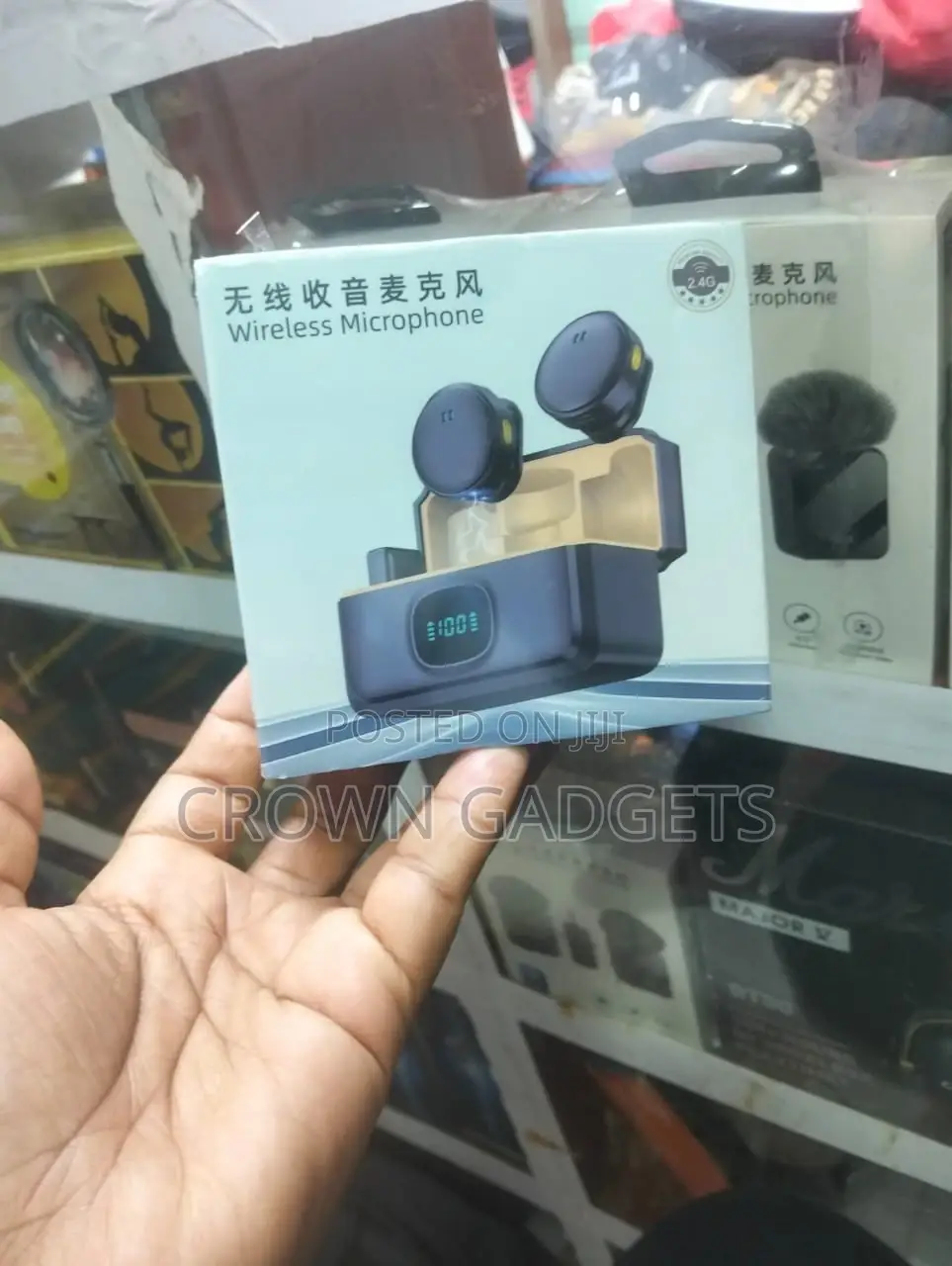 Professional Dual Wireless Clip Mic With Noise Cancellation
