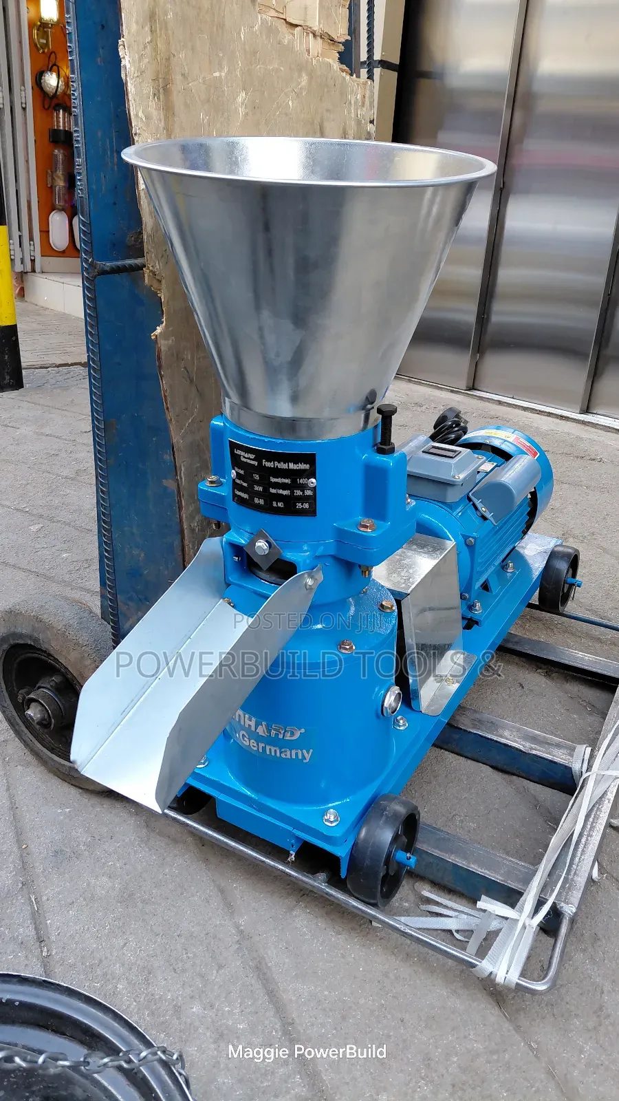 Pt1500 Lenhard Germany 200kgs Feed Pellet Machine With 5hp Motor