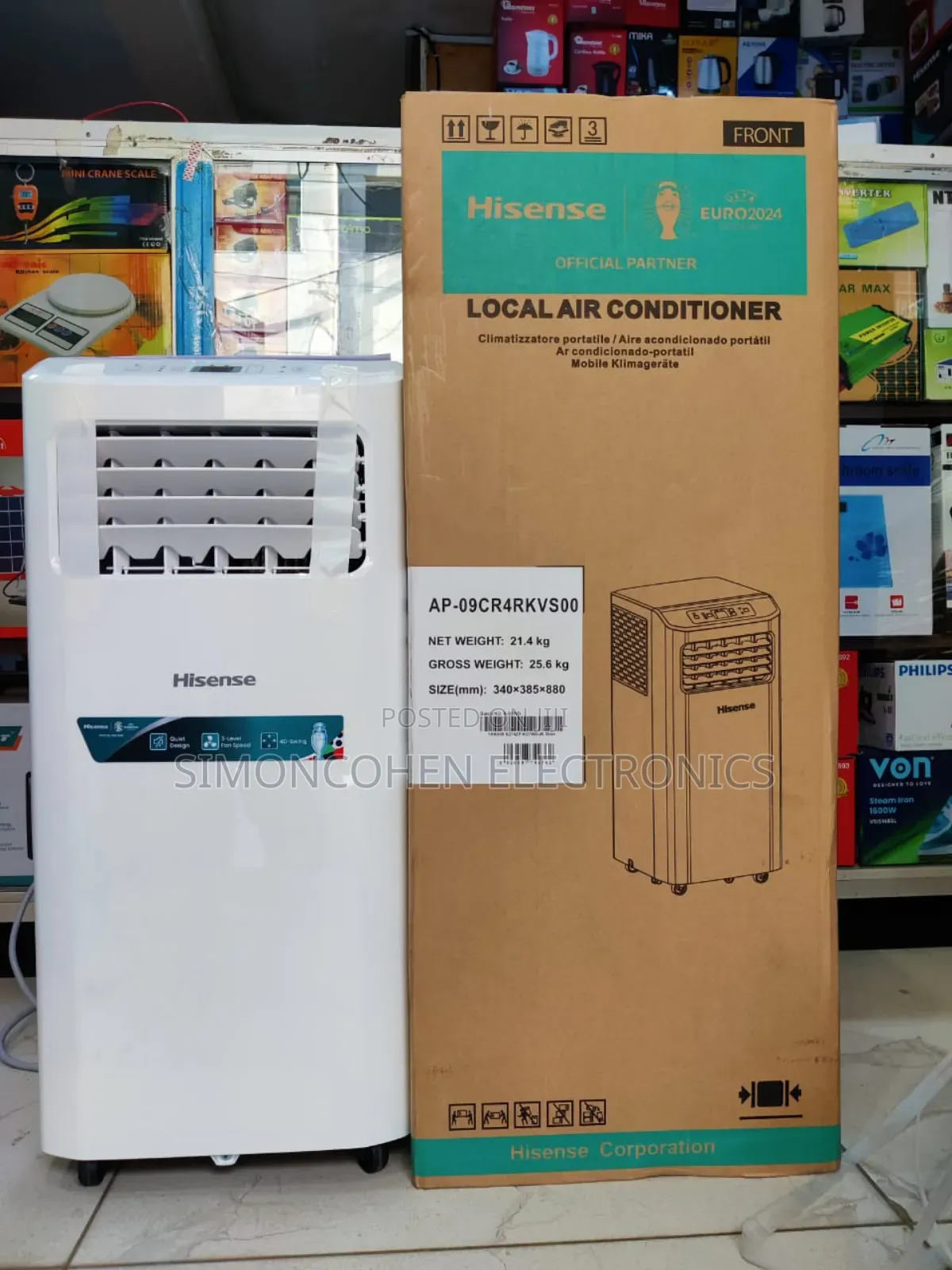 Hisense Portable Air Conditioner 9000btu