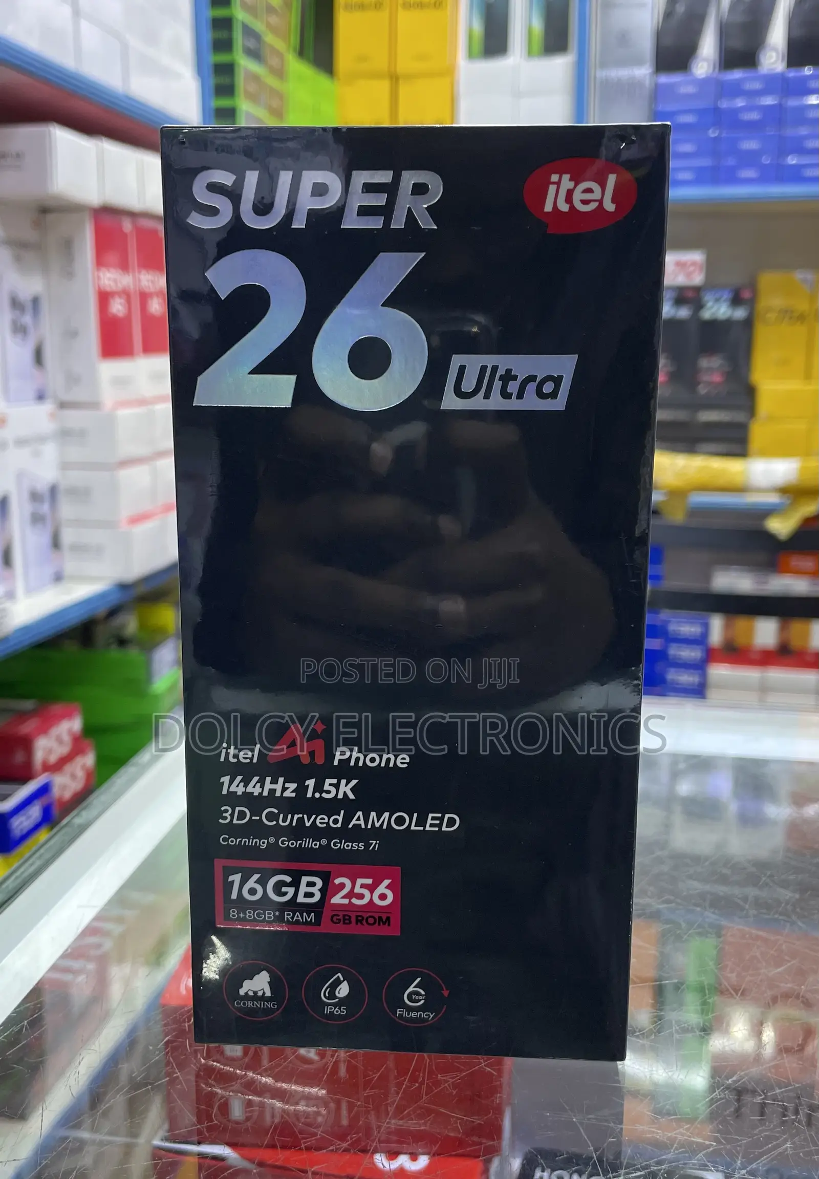 New Itel S26 Ultra 256 GB Black