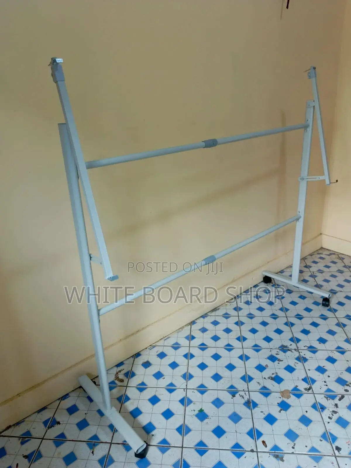 Imported Wheeled White Board Stand (120cm to 240cm) (4ft to 8ft)