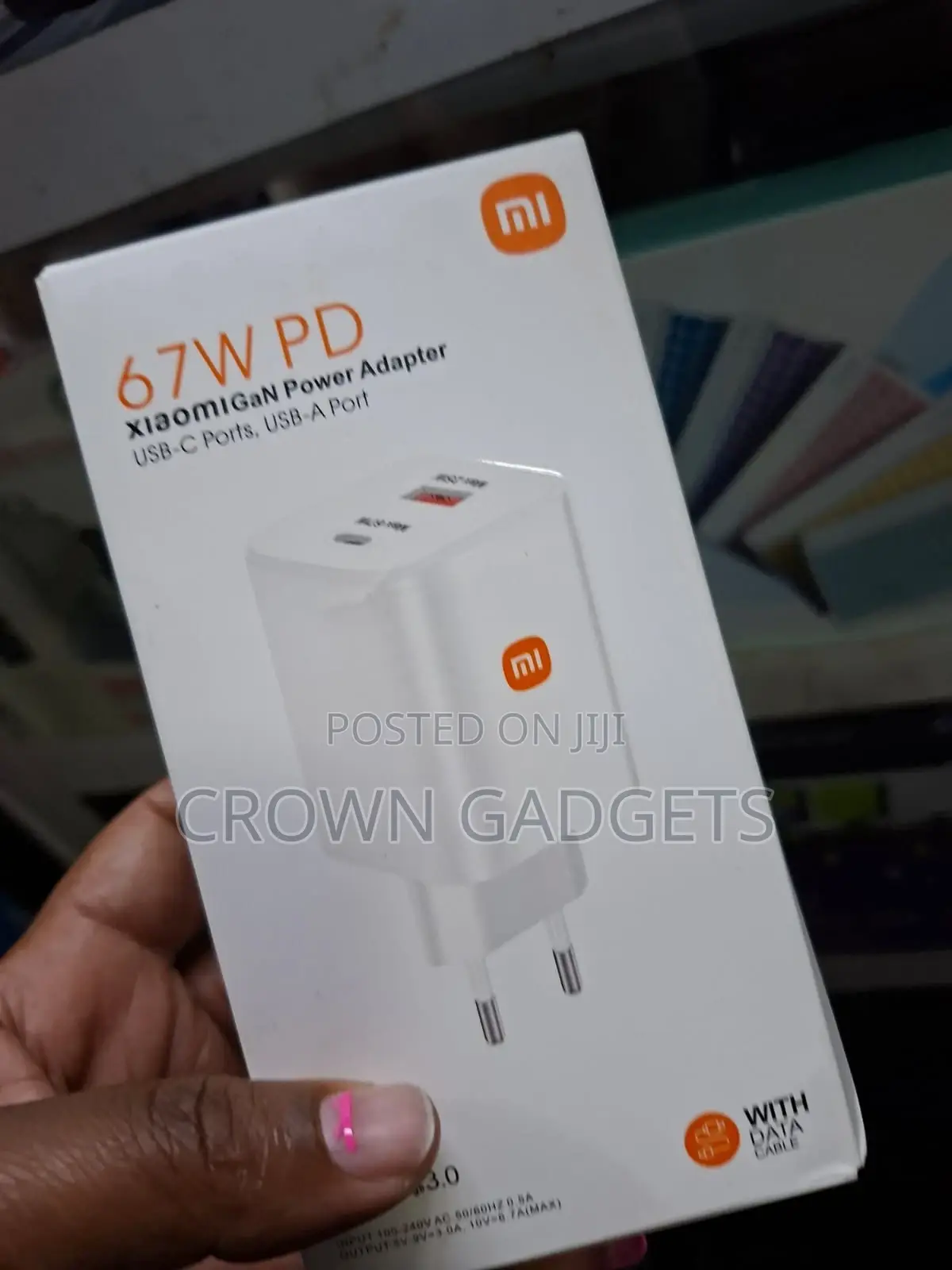 Original Xiaomi Gan 67w Pd Charger Dual Port Fast Adapter