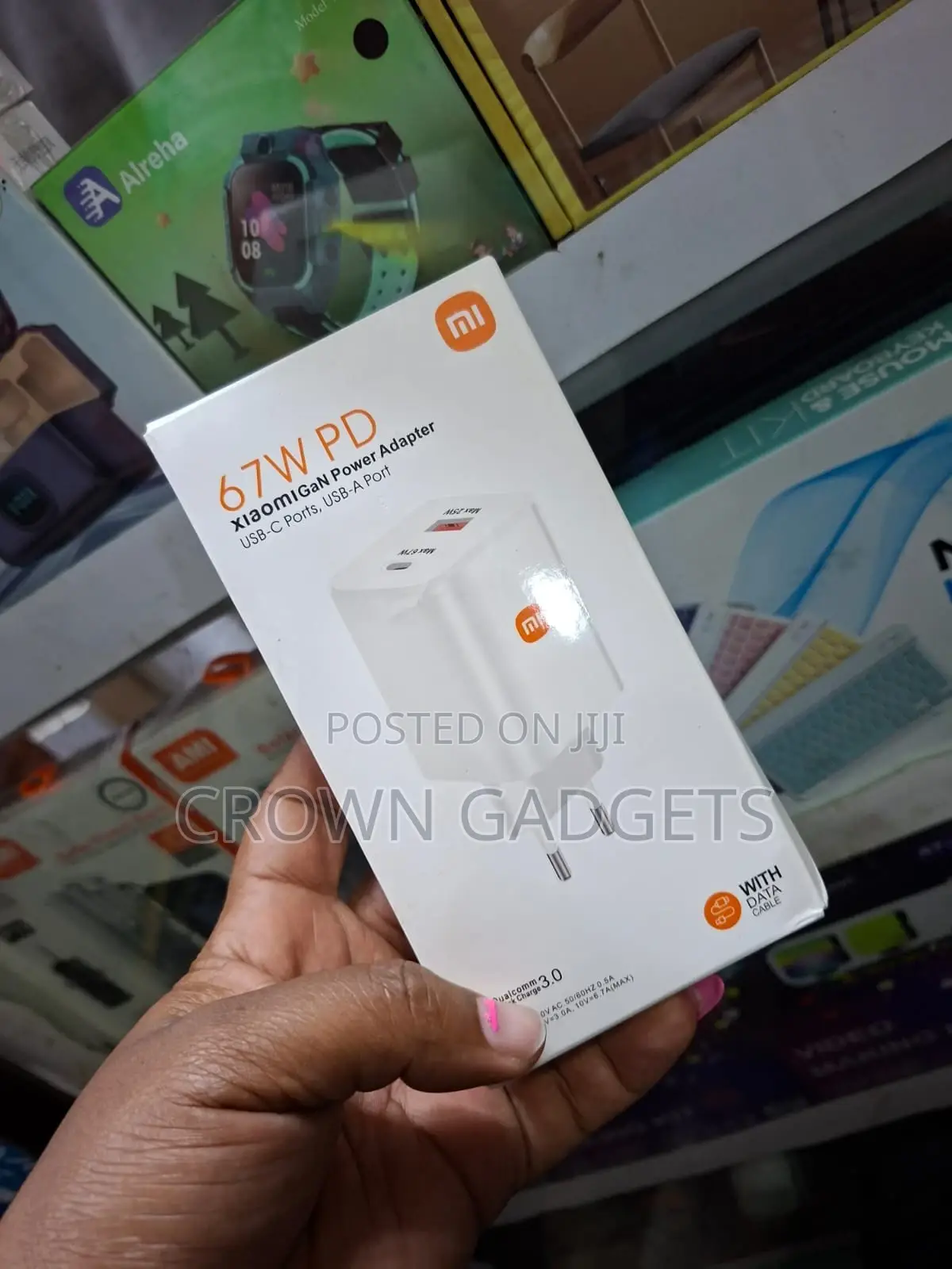 Mi 67w Usb-C Pd Power Adapter + Usb-a Port Data Cable