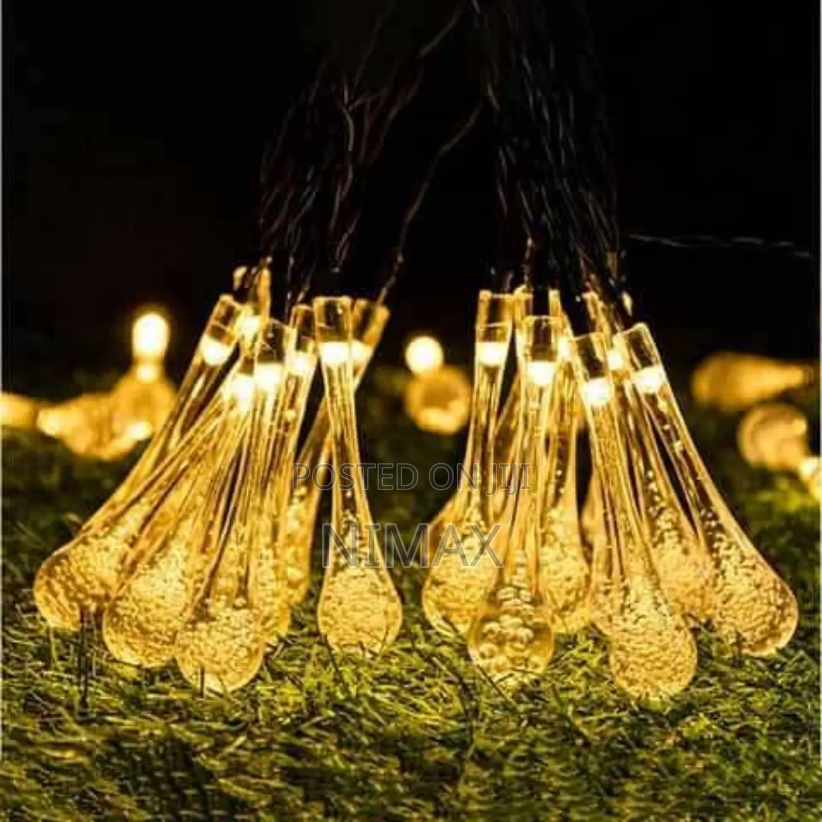 Water Drop 5mtrs Solar Powered Lights Waterproof