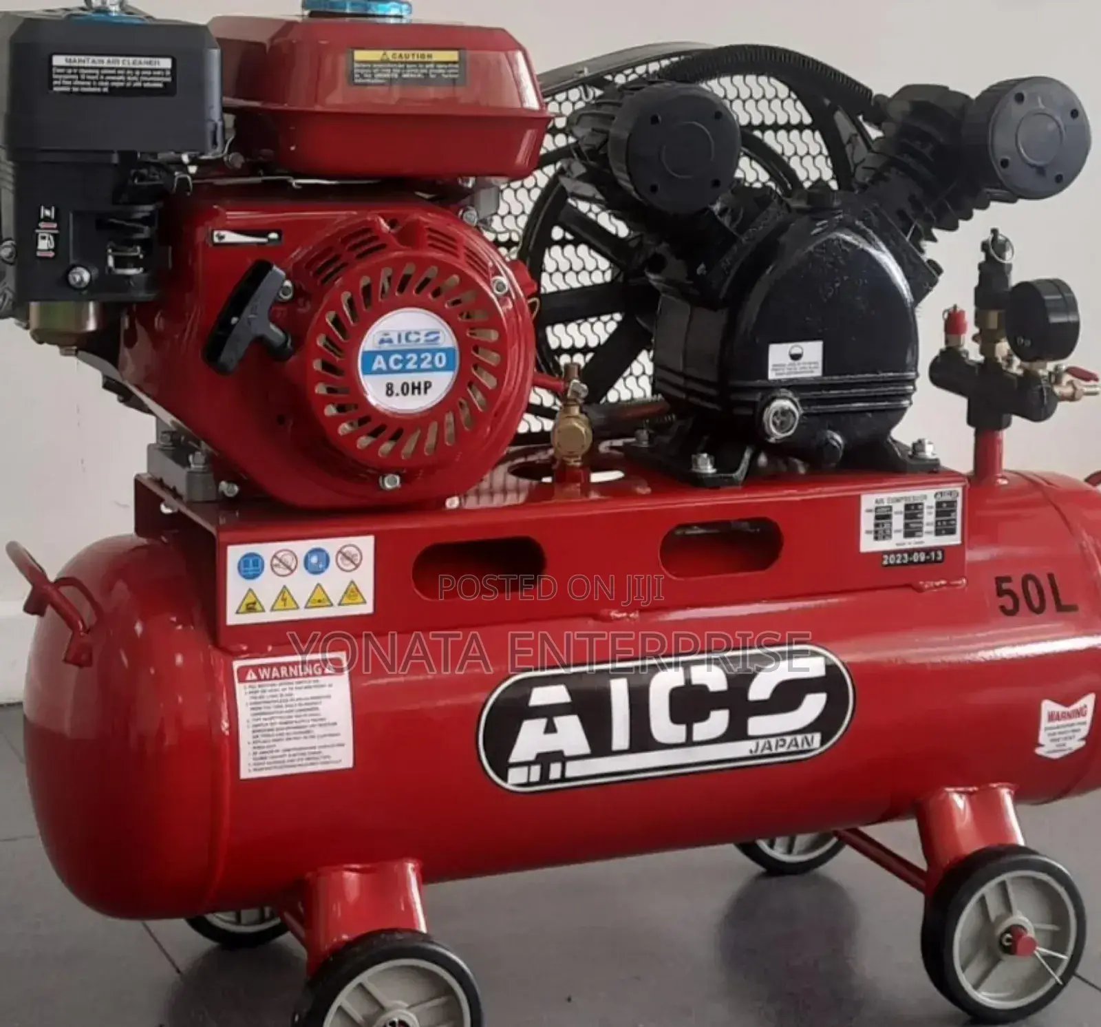 50ltrs Aico Japan Petrol Driven Air Compressor