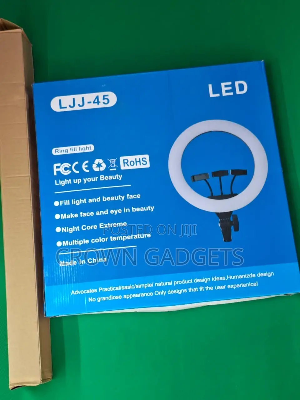 Professional 18-Inch LJJ-45 Led Ring Light for Makeup Video