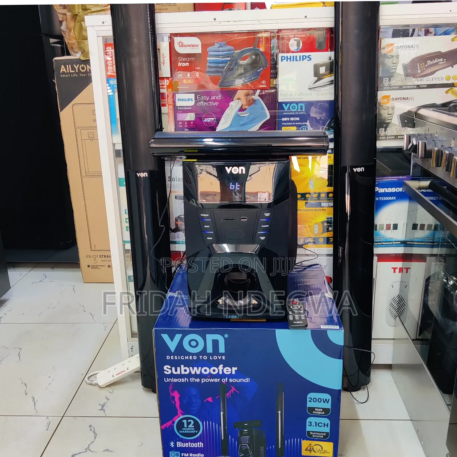 *Von Woofer 3.1 200w Tall Boy
