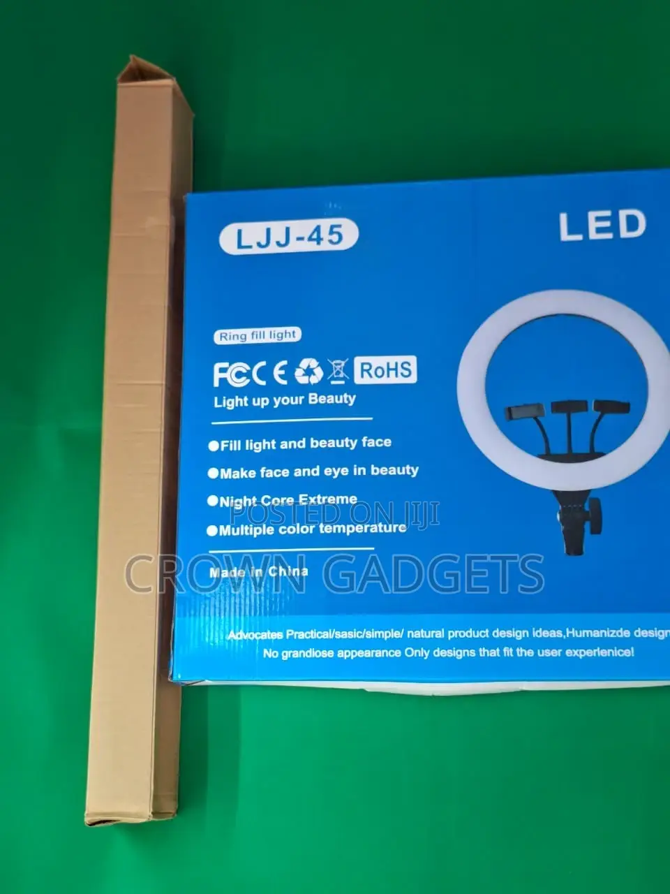 LJJ-45 Dimmable 18" Ring Light With Adjustable Tripod Stand