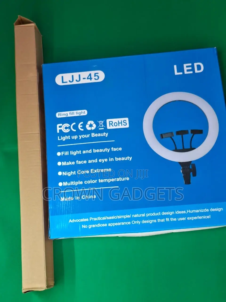 LJJ-45 Dimmable 18" Ring Light With Adjustable Tripod Stand