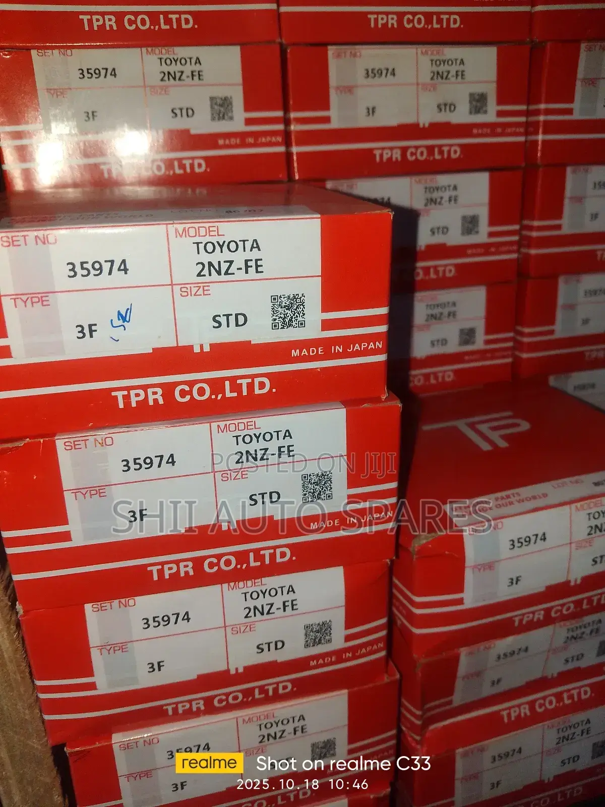 Toyota 1nz/2nz Piston Rings
