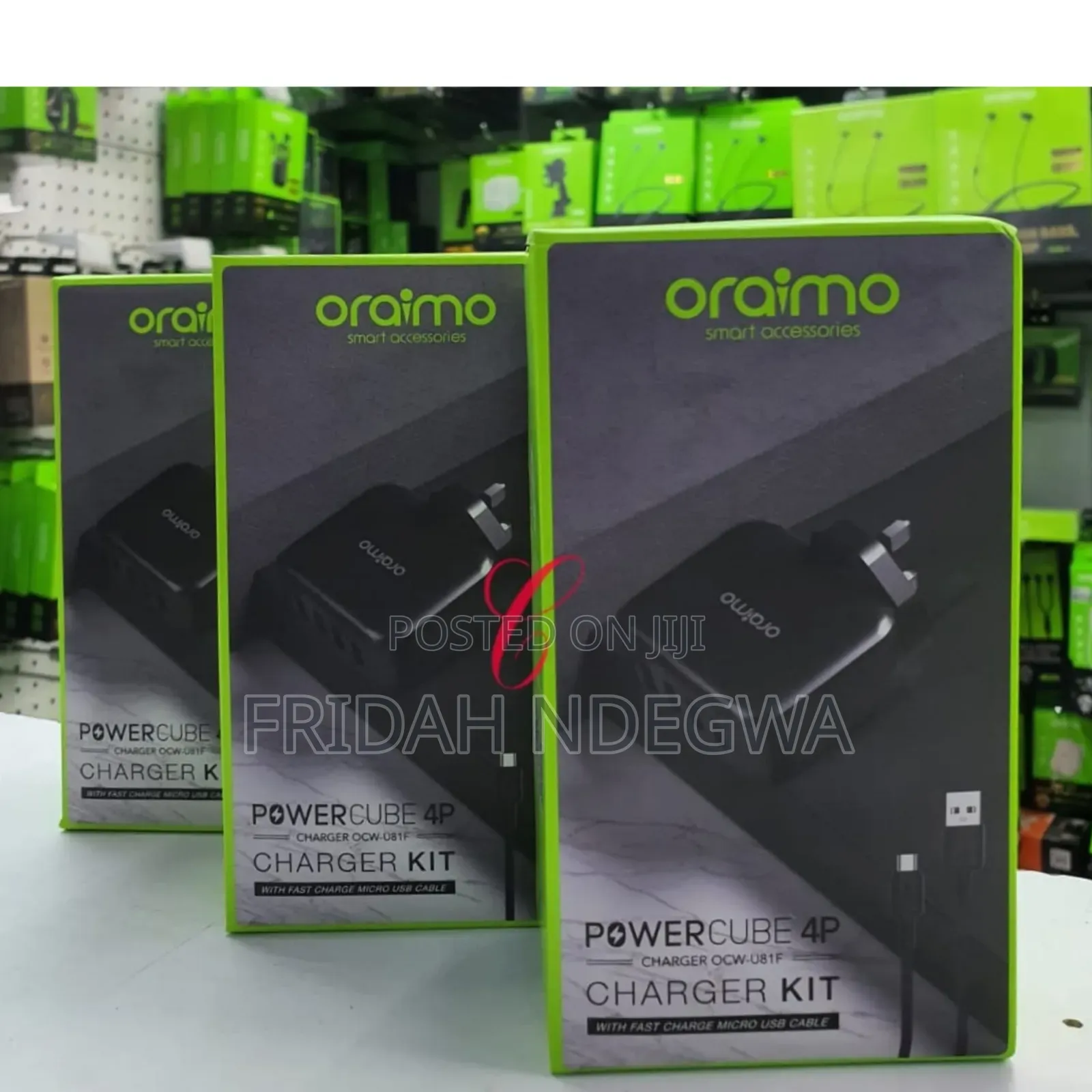Oraimo Powercube 4p Ocw-U81f 4 Ports Chargers With Micro Usb Cable