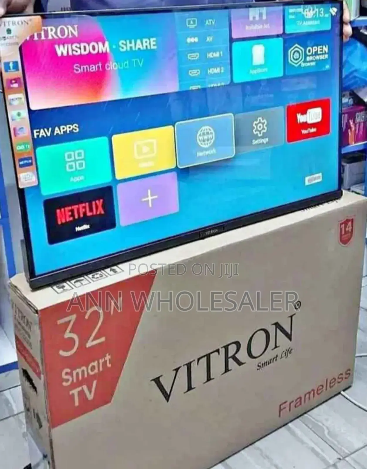 Vitron 32 Inch Digital Frameless