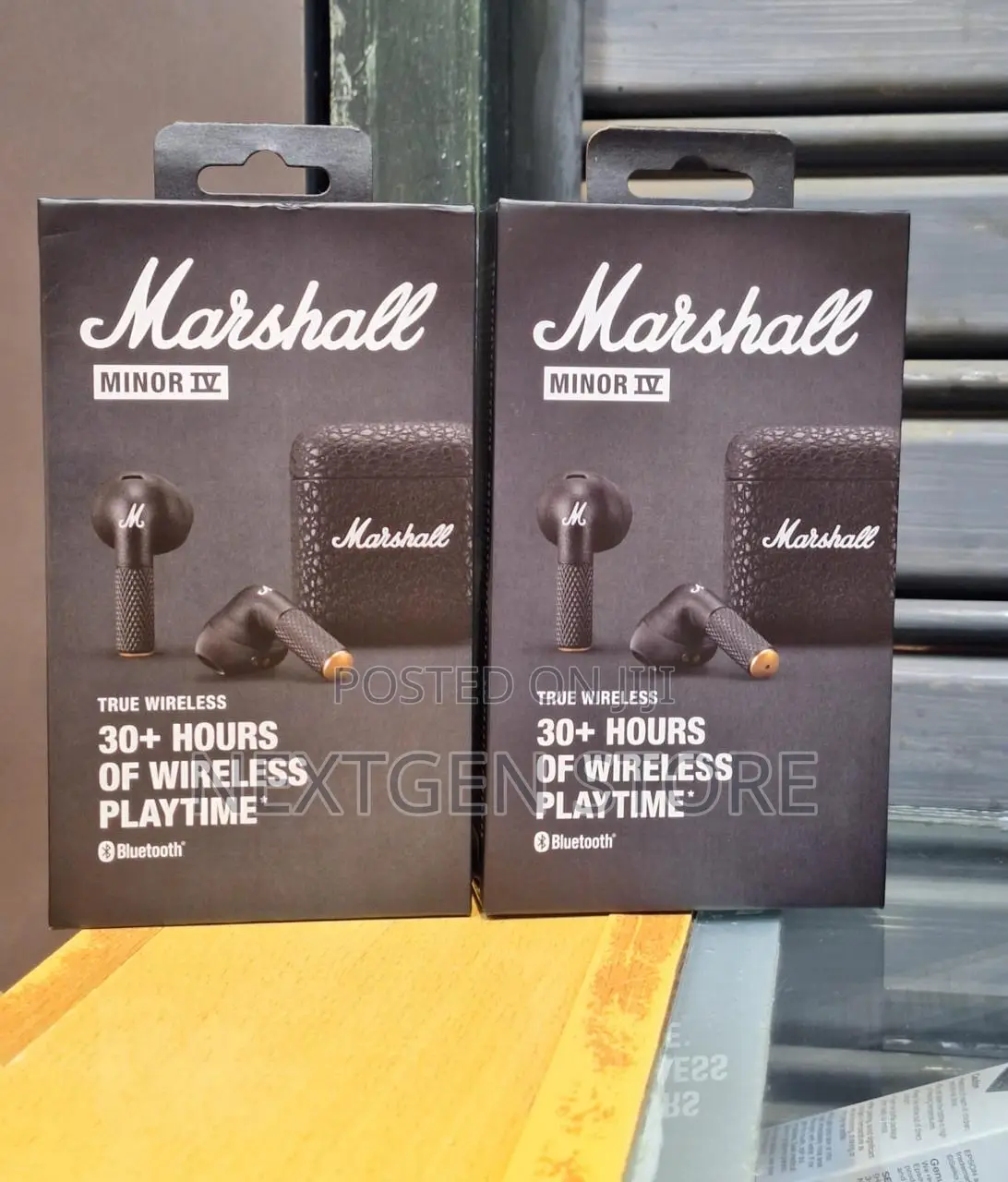 Marshall Minor Iv True Wireless Earbuds.