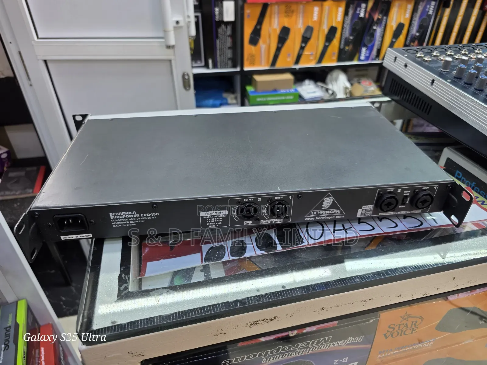Behringer Epq450 Digital Amplifier