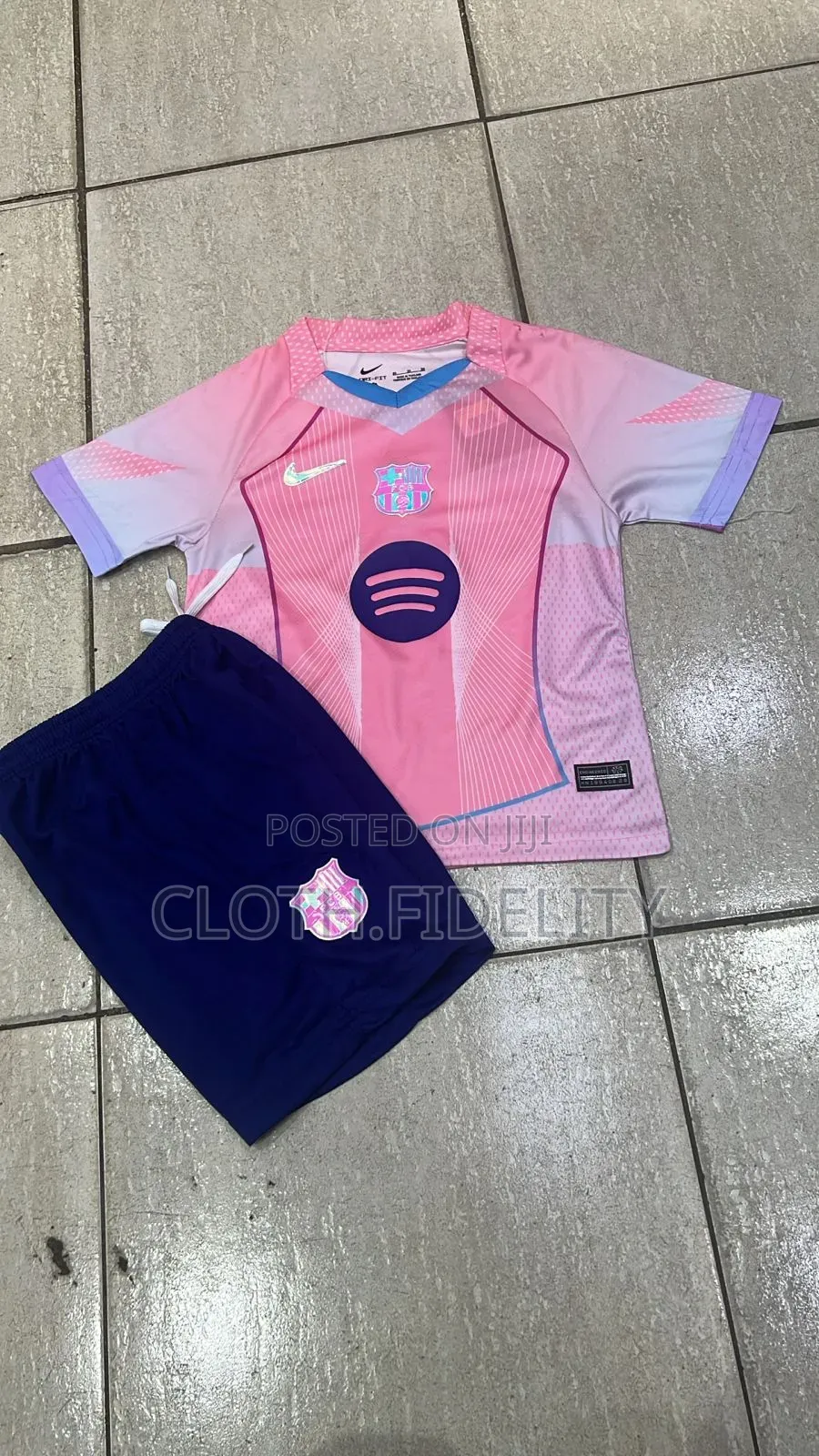 Barcelona Kids Pink Edition Jersey 25/26.