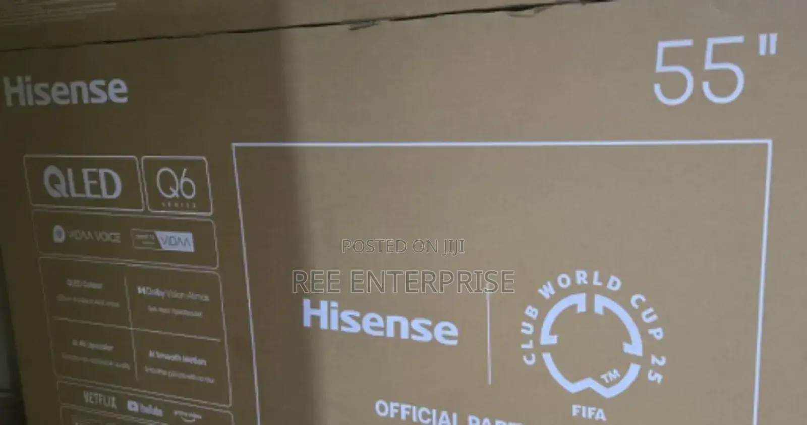 New in *Hisense Qled 55q6q Smart Android Tv