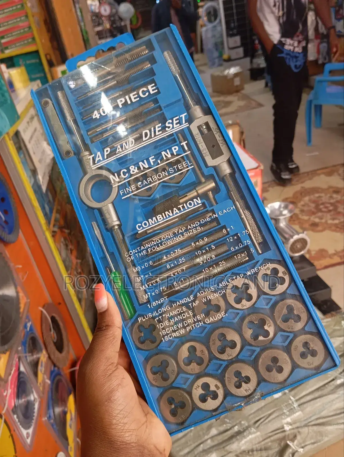 Tap And Die Set 40 Pcs