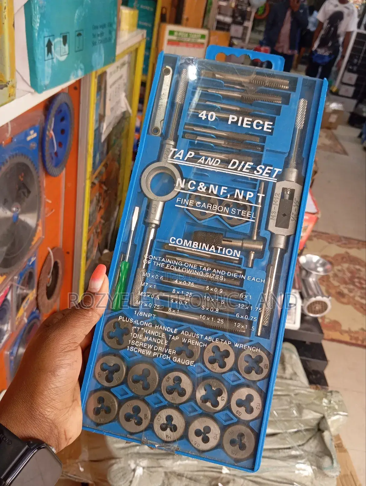 Tap And Die Set 40 Pcs