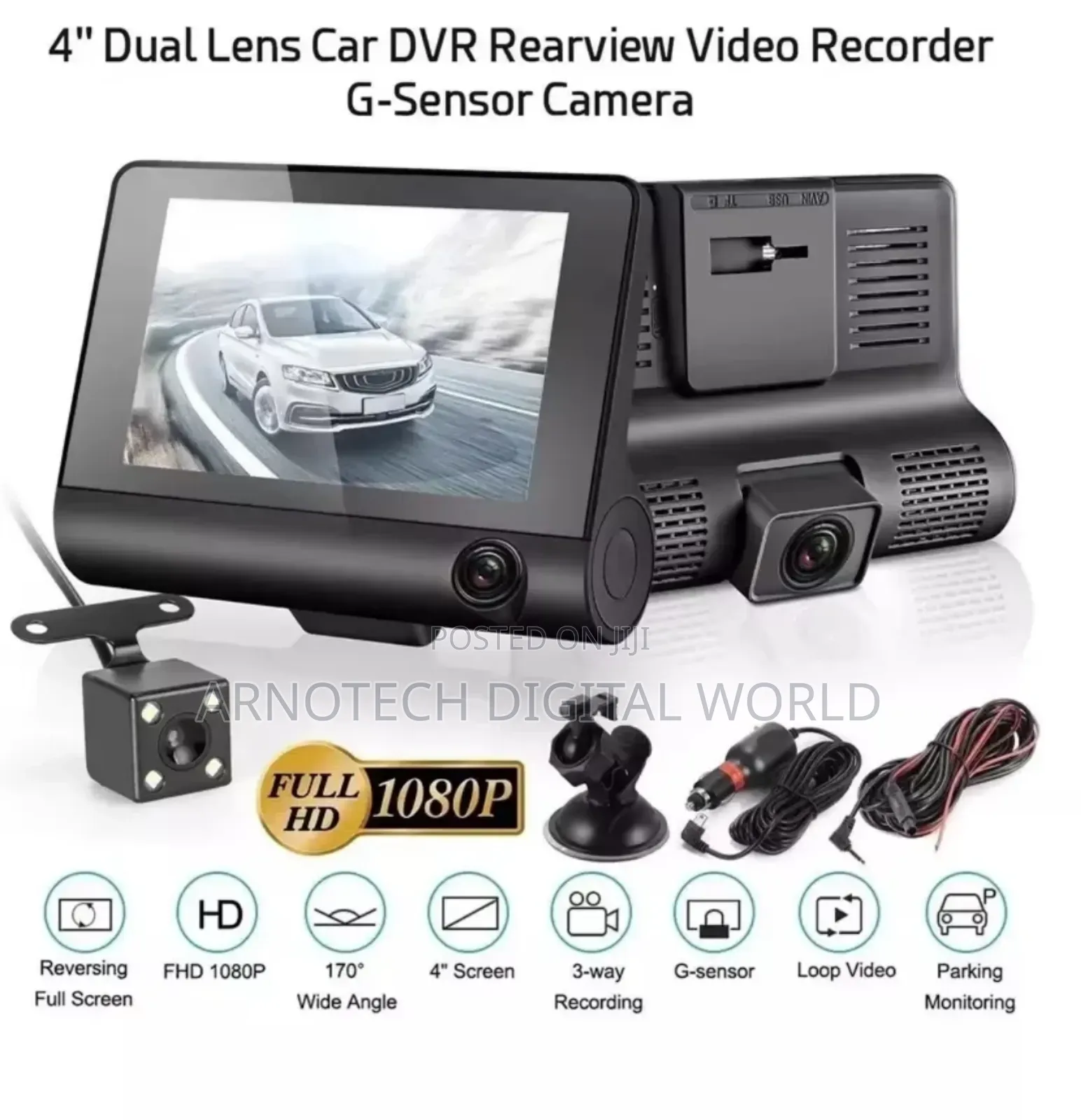Car Surveillance 3in1 Dashcam