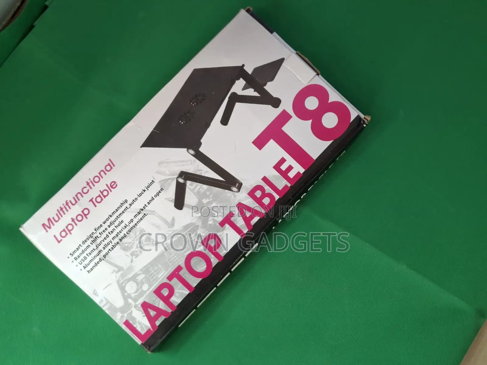 Strong Laptop Stand With Cooling Fan Adjustable and Foldable
