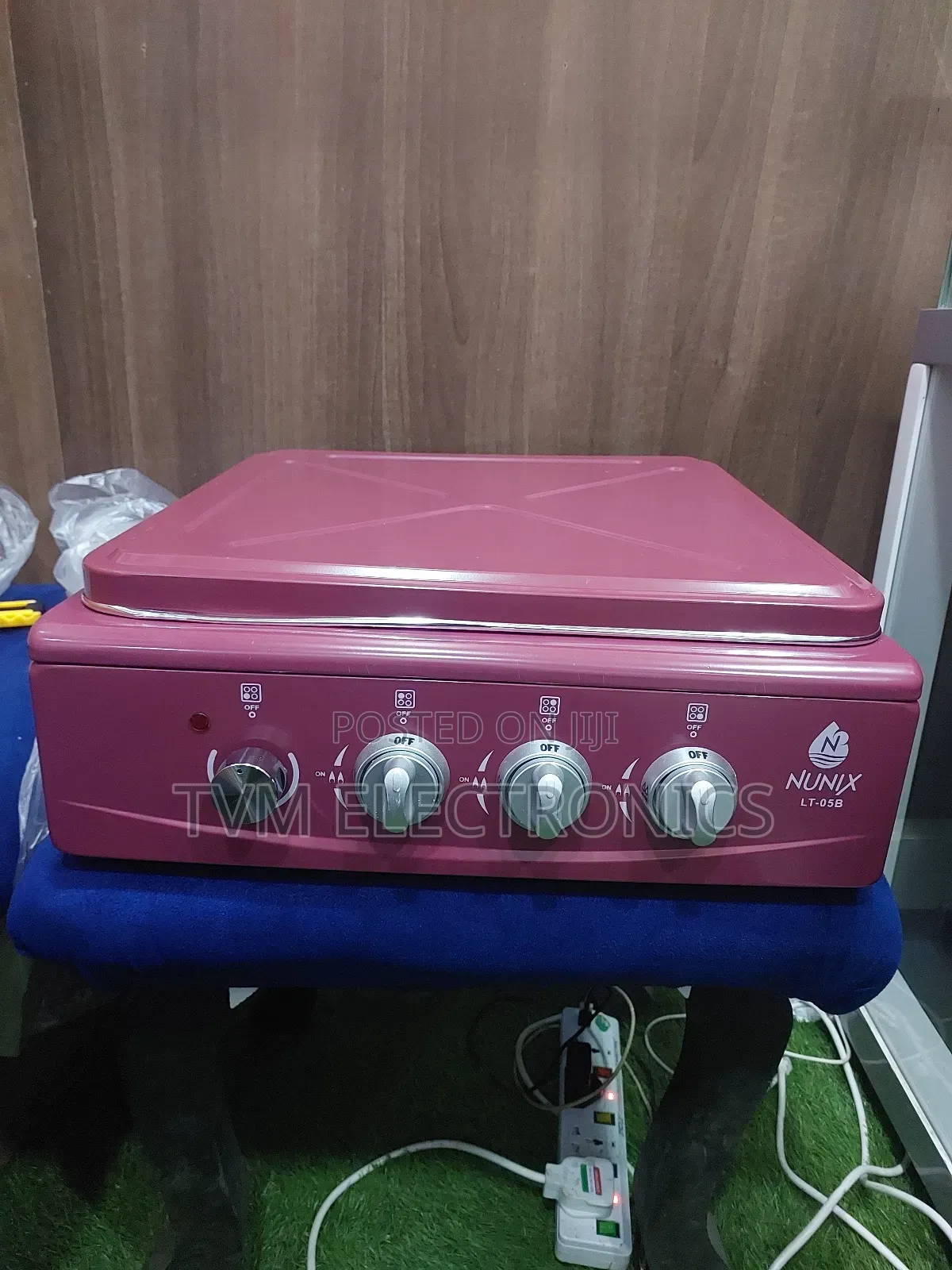 Nunix 3 Gas Burners With 1 Electric Table Top Lt05b