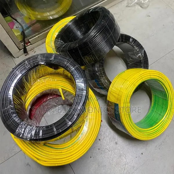 1.5mm Single Core Low Cost Wiring Cable-Green/Yellow/Red / Black