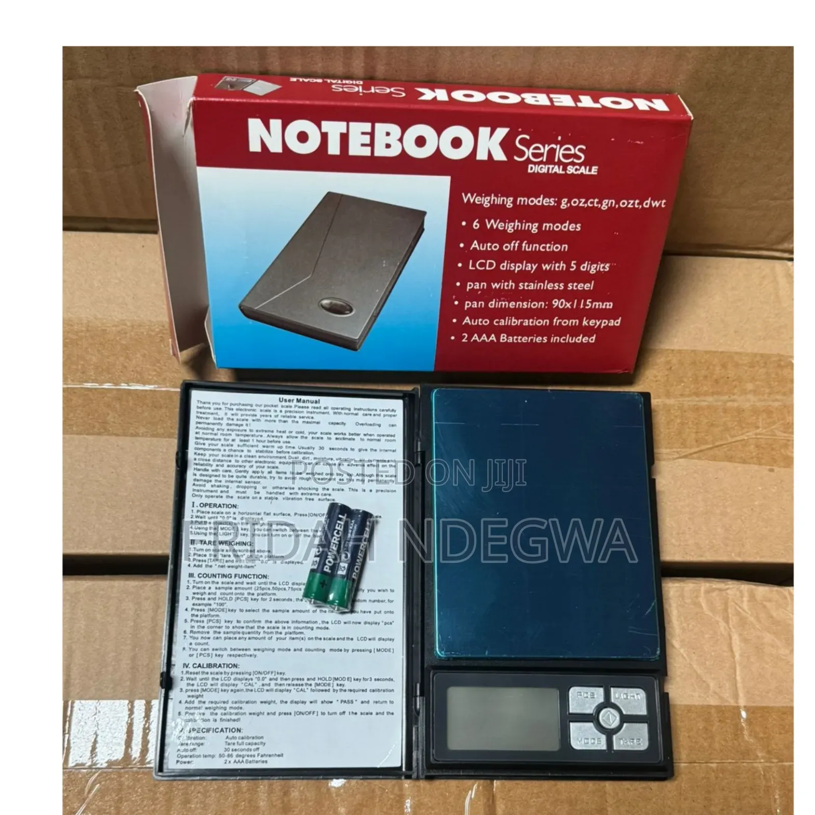 Notebook 500gram Digital Scale