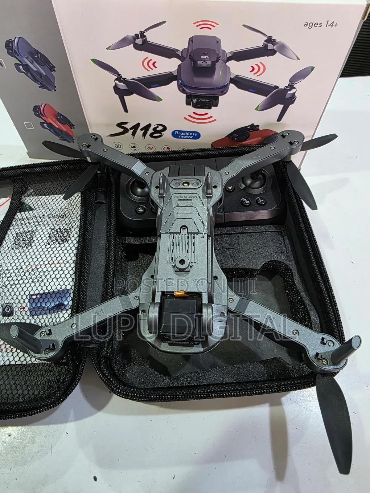 S118 Brushless Motor Drone Dual Hd Camera Optical Flow Obstacle