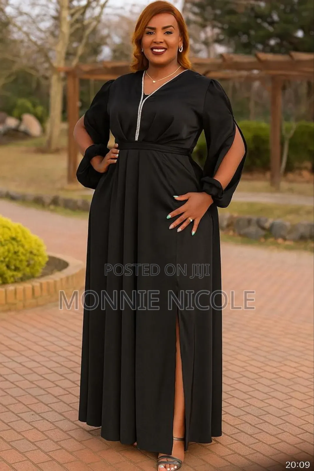 Turkish Maxi Green Dress