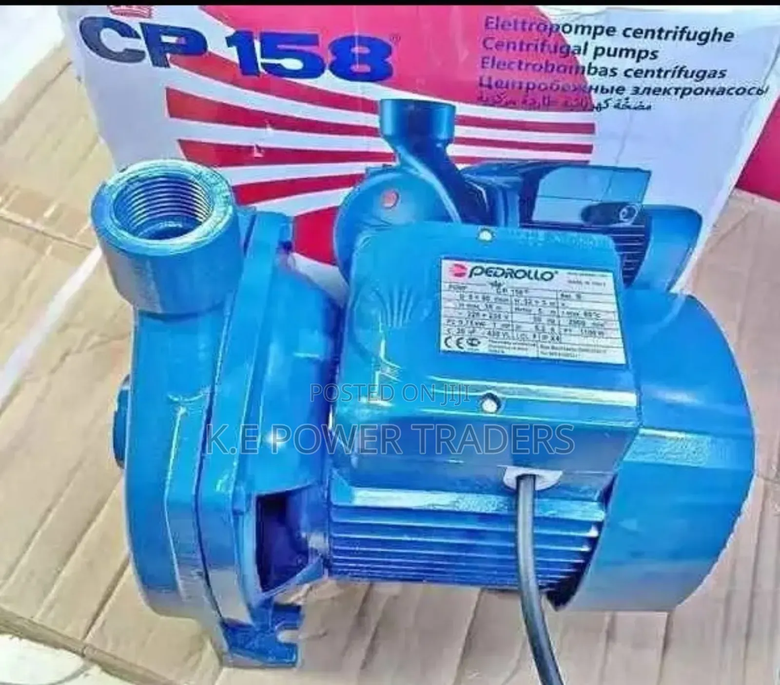 Pedrollo 1hp Water Pump