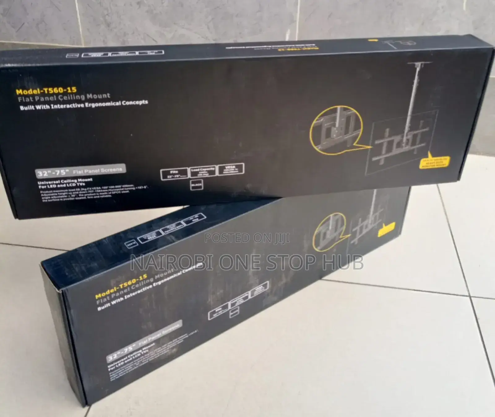 Heavy Duty Overhead Tv Mount With Adjustable Height