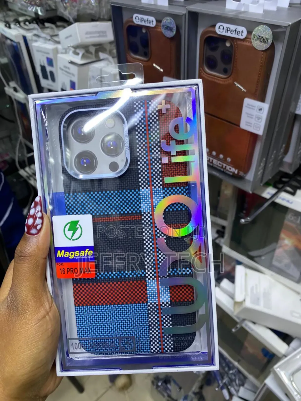 Huhucase Real Carbon Fiber Case for iPhone 16 Pro Max 5g Multicolor