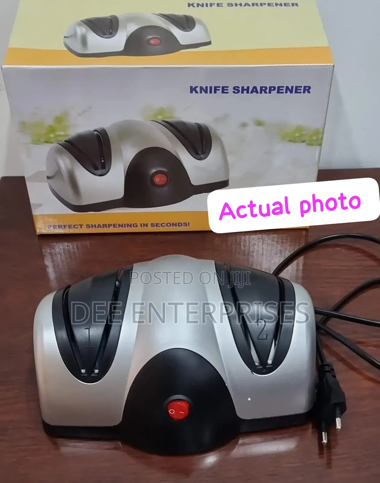 4 Slot 2 Stage Electric Knife Sharpener