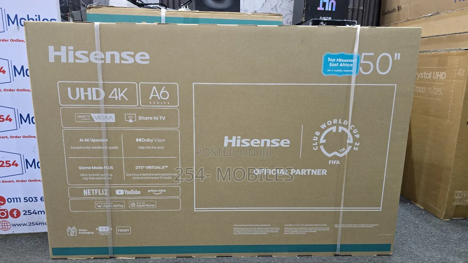 Hisense 50a6q 50-Inch Smart Tv – Vidaa Os, Led Panel, Hdr10, 50a6q