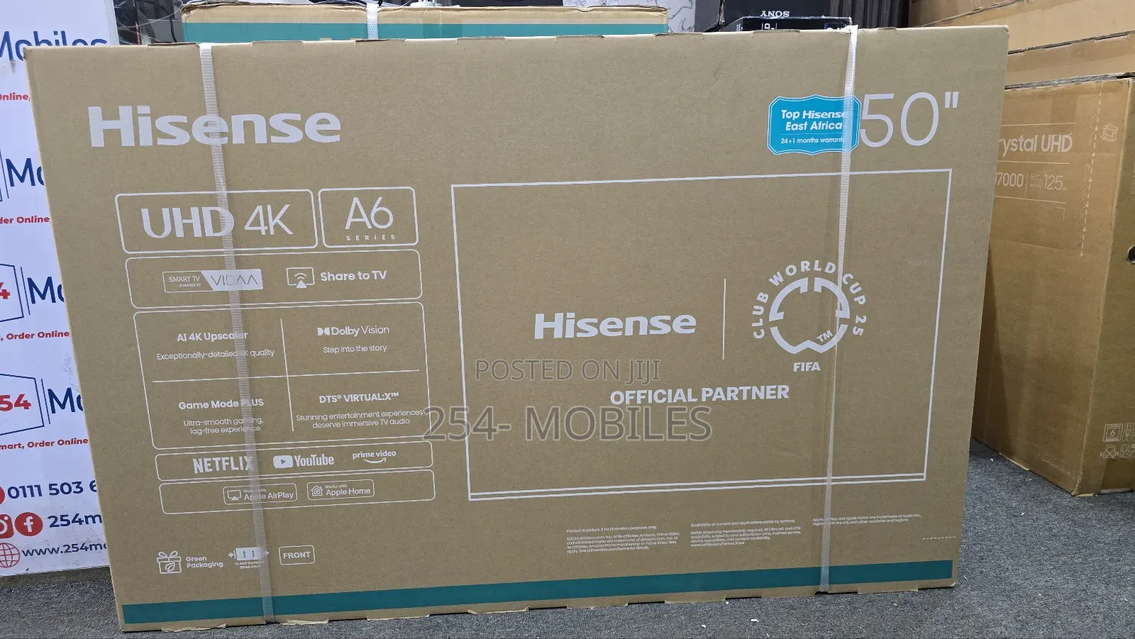 Hisense 50a6q 50-Inch Smart Tv – Vidaa Os, Led Panel, Hdr10, 50a6q