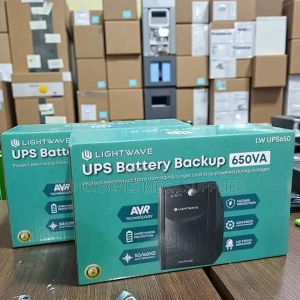 Lightwave 650va Ups Fast Recharge System With Auto Restart Function
