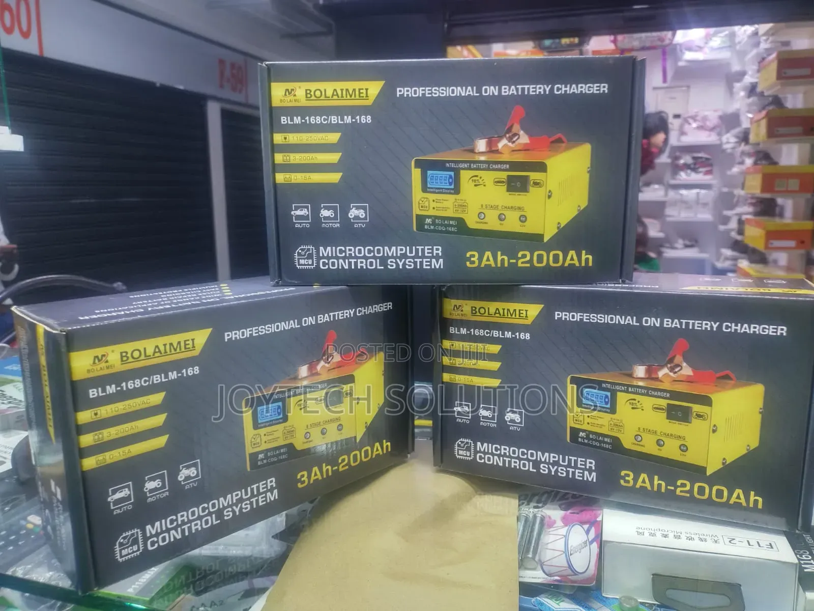 Bolamei Car Battery Charger Fast Charger 12-24 V
