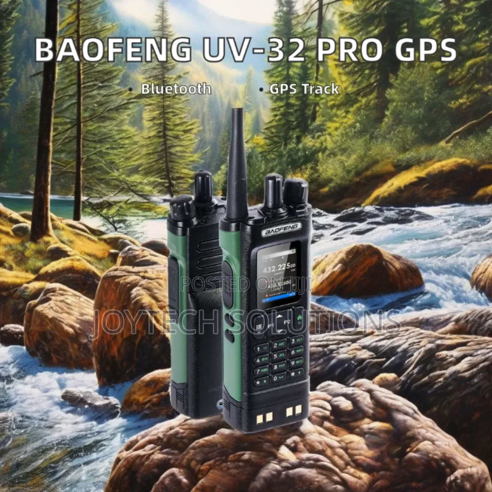 Radio Call Walkie Talkie With a GPS and Compatible With a Blue Tooth.
