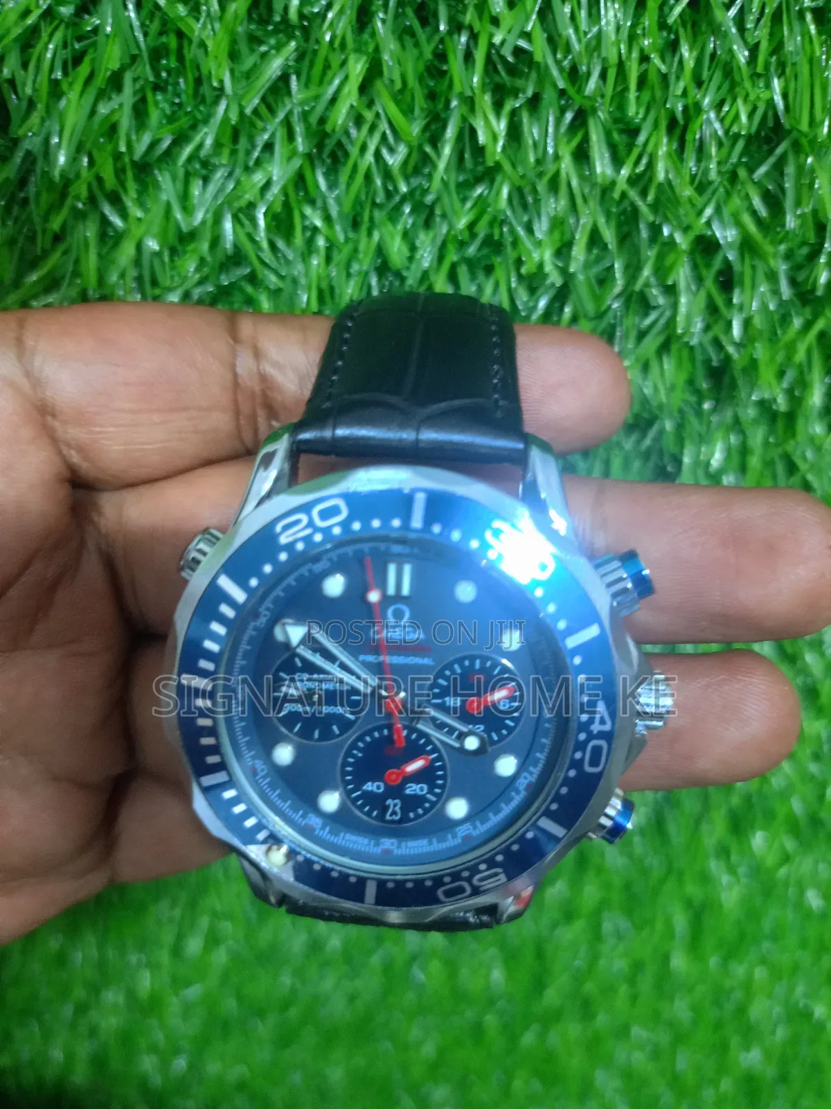 Omega Leather Straps Watch