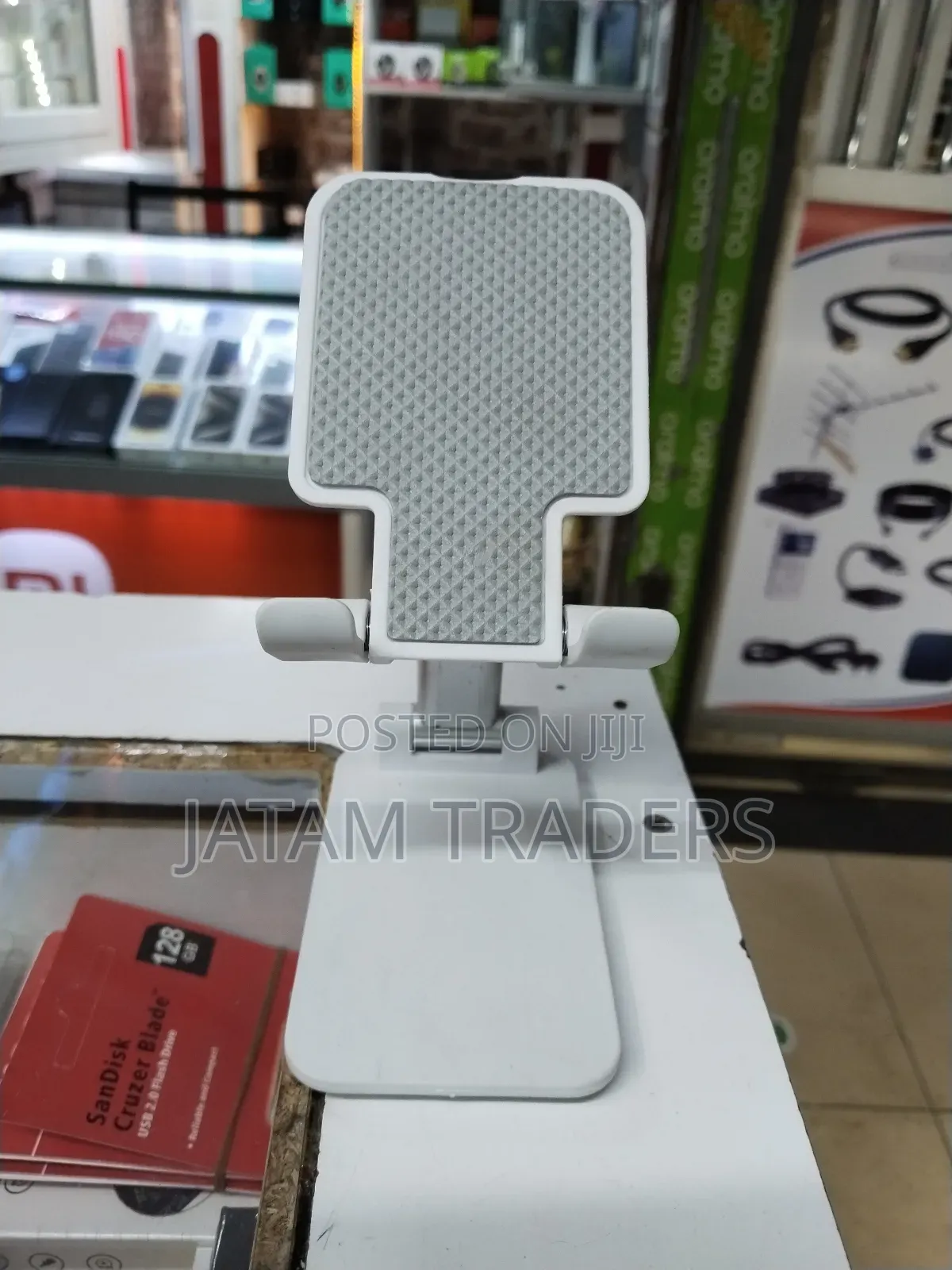 White Phone Bracket