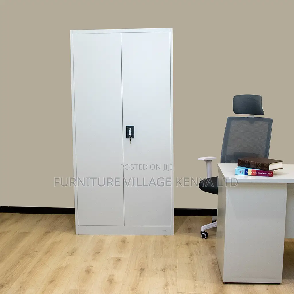 Office Cabinets: Double Door Steel Office Cabinet With 05 Shelves