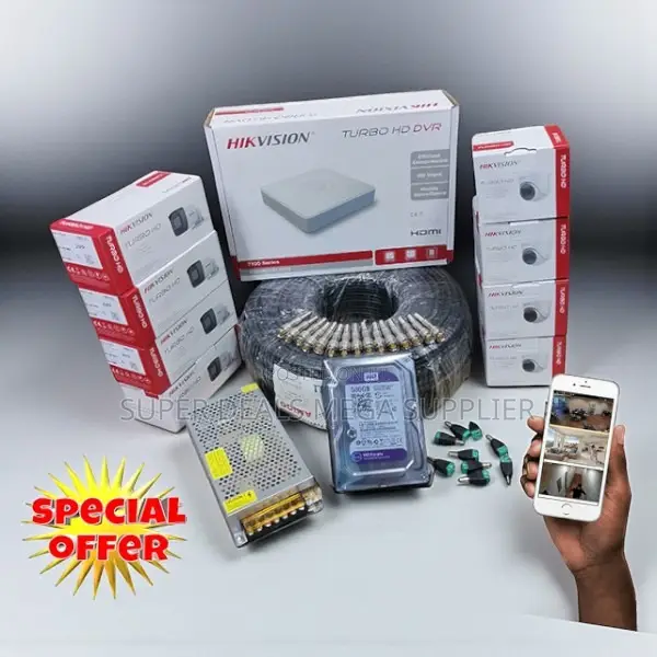 Hikvision 8 Channel 1080p Hd Security CCTV Camera Kit Package
