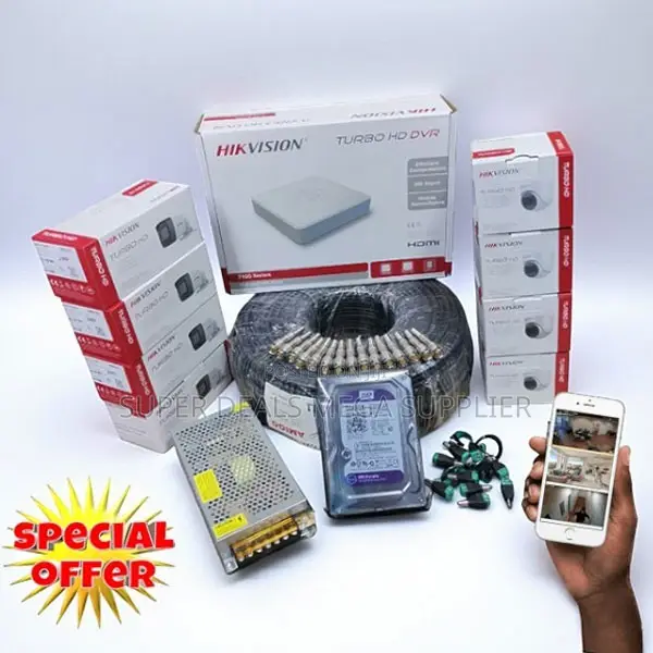 Hikvision 8 Camera 1080p Security CCTV Kit With Night Vision