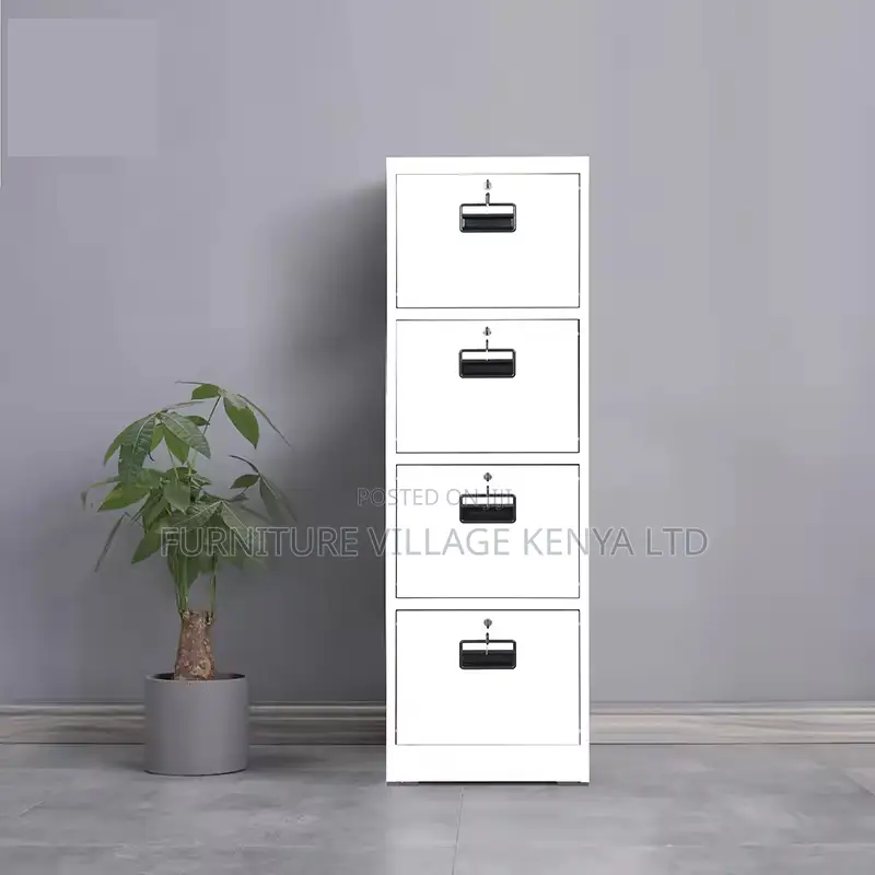 Office Cabinets: Four Drawers Steel File Cabinet With 04 Keys