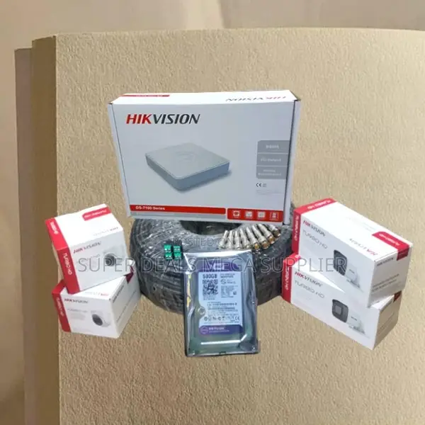 Hikvision 1080p 4 Channel DVR CCTV System With 4 Night Vision Cameras