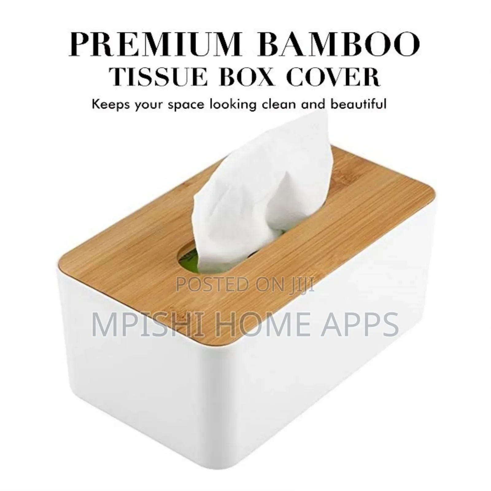 Bamboo Cover Serviet Holder