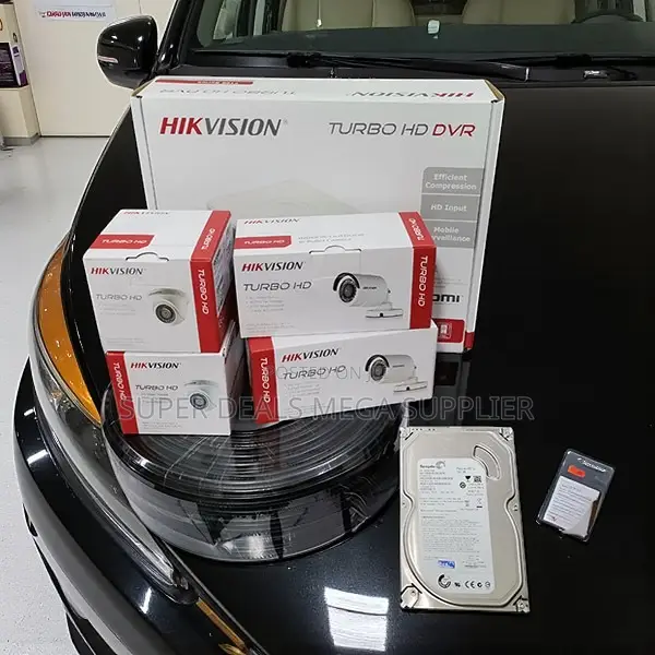 Hikvision 4 Camera 1080p Complete CCTV System With DVR and Accessories