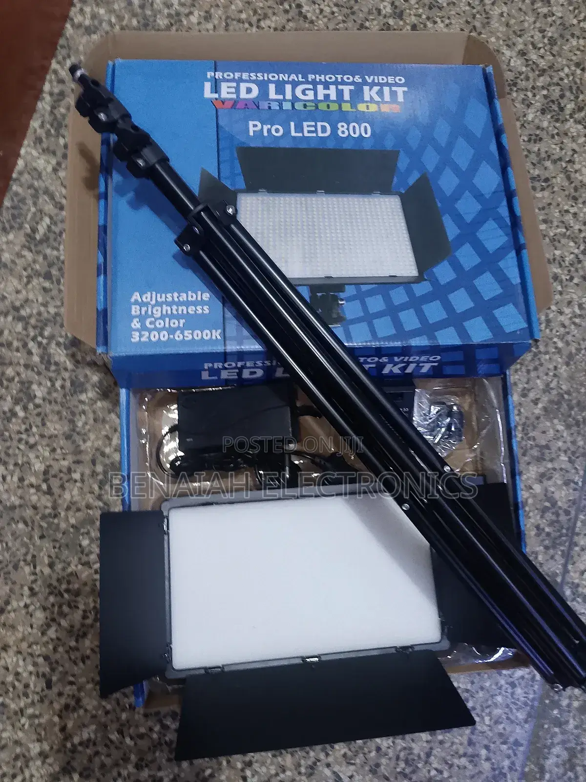 Led 800+Light Kit With Adjustable Brightness Color 2.1 Meters Tripod